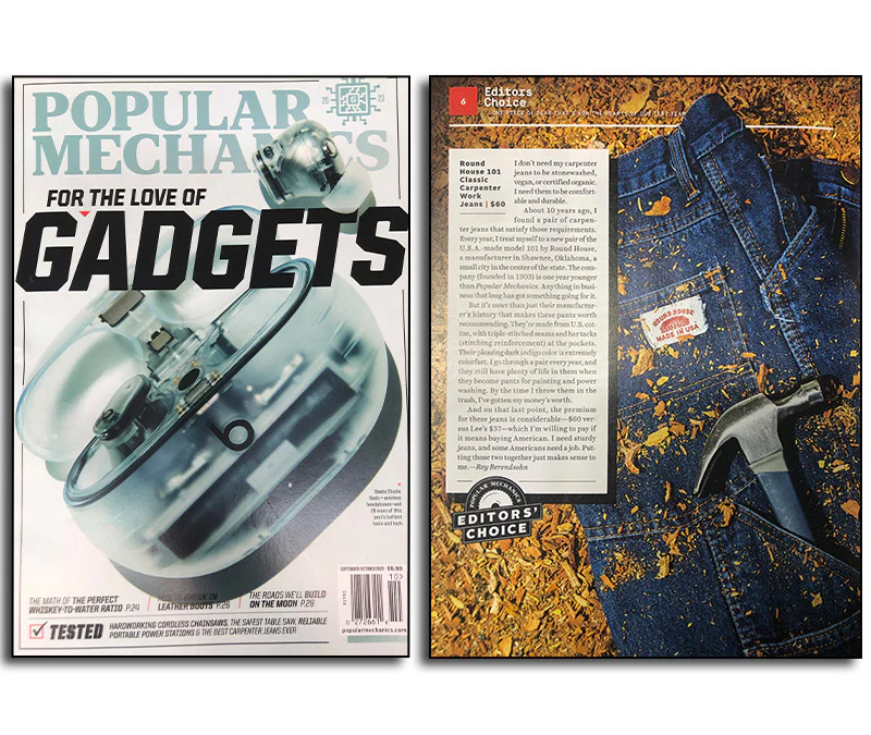 #101 Made in USA Classic Raw Unwashed Pure 5 Pocket Carpenter Dungaree Jean- Rigid - Image 6