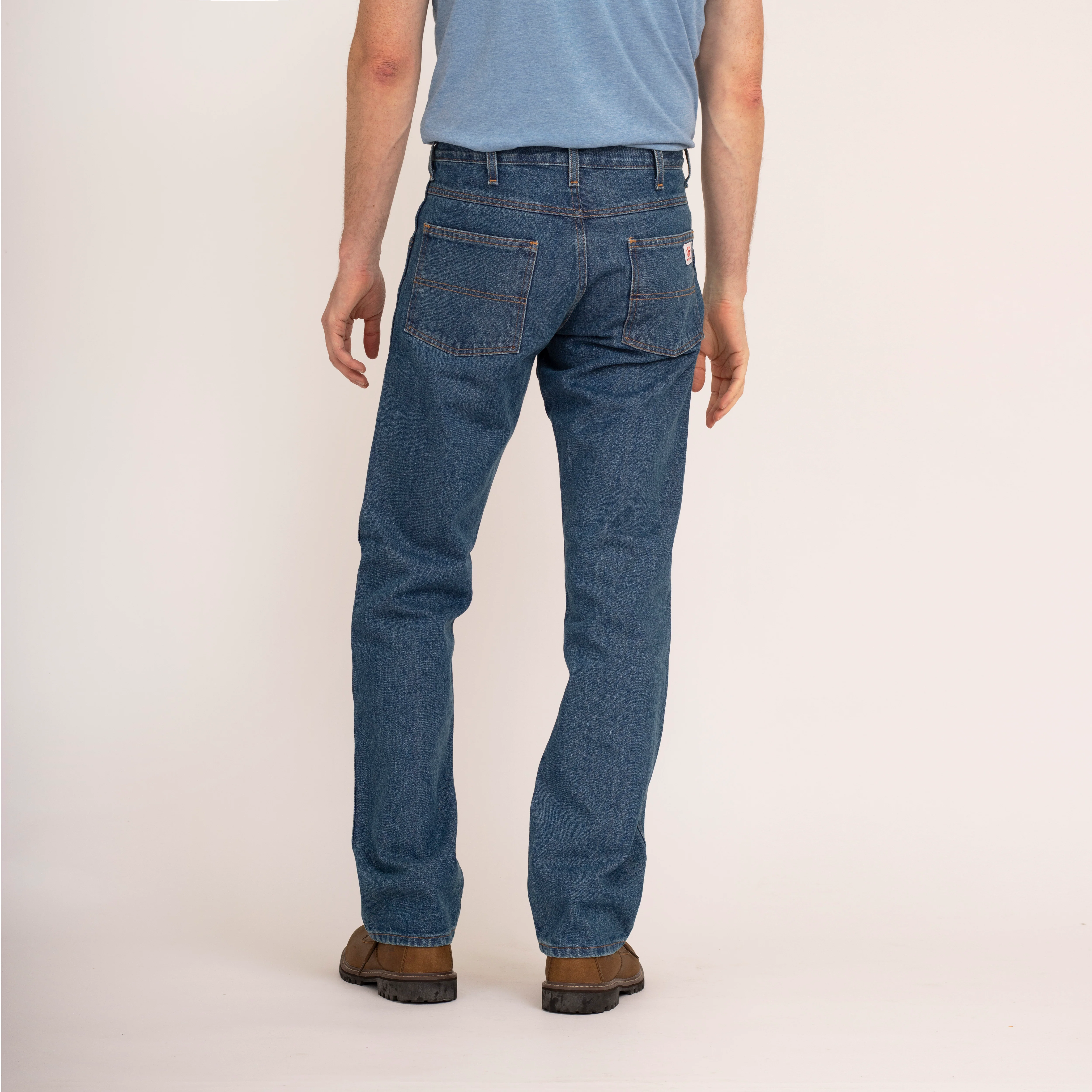 #105 American Made Jean REGULAR FIT 14 oz. Dark Stone Washed Five Pocket Jean - Image 5