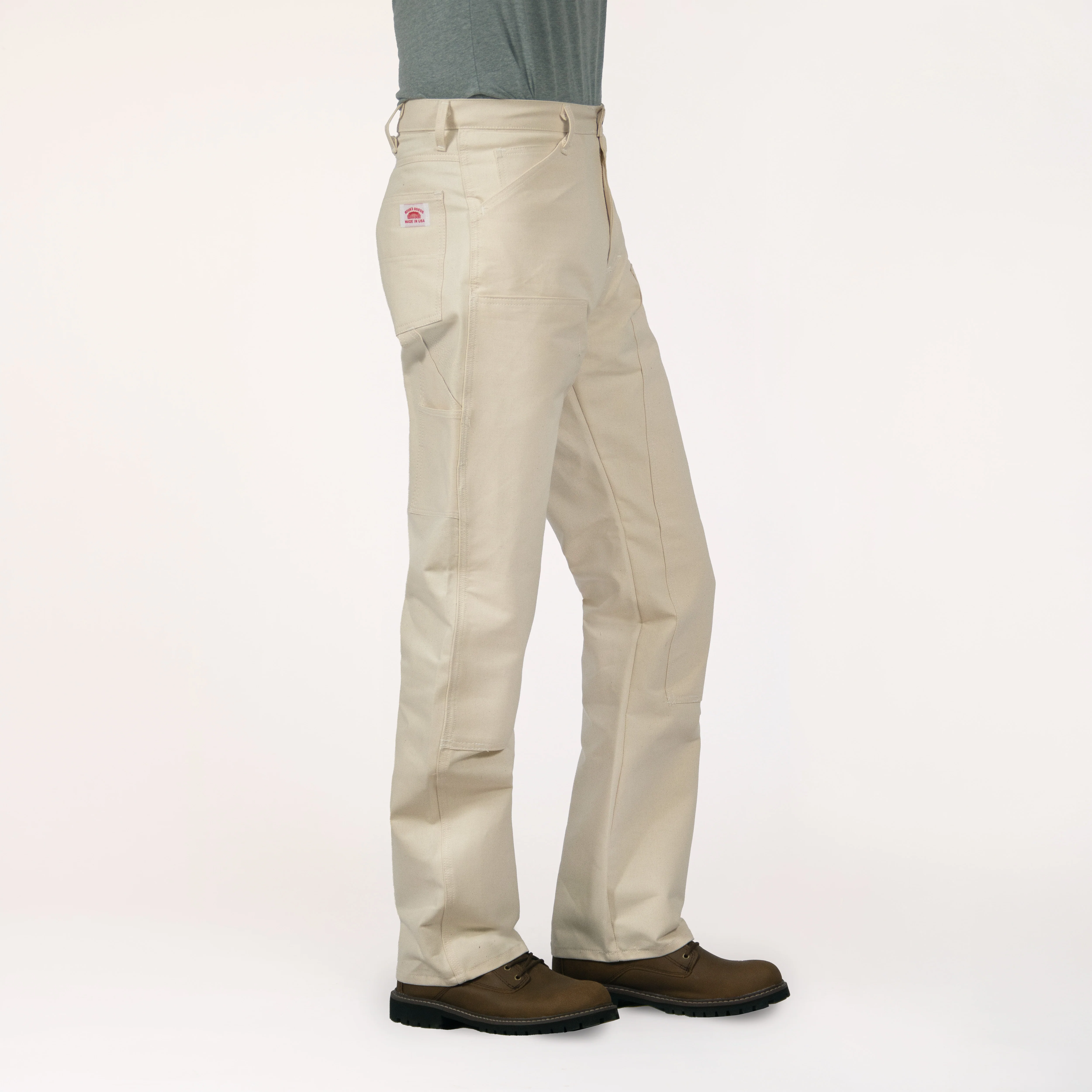 #1101 Made in USA Natural Drill Double Front Painter Carpenter Dungaree Jean - Image 3