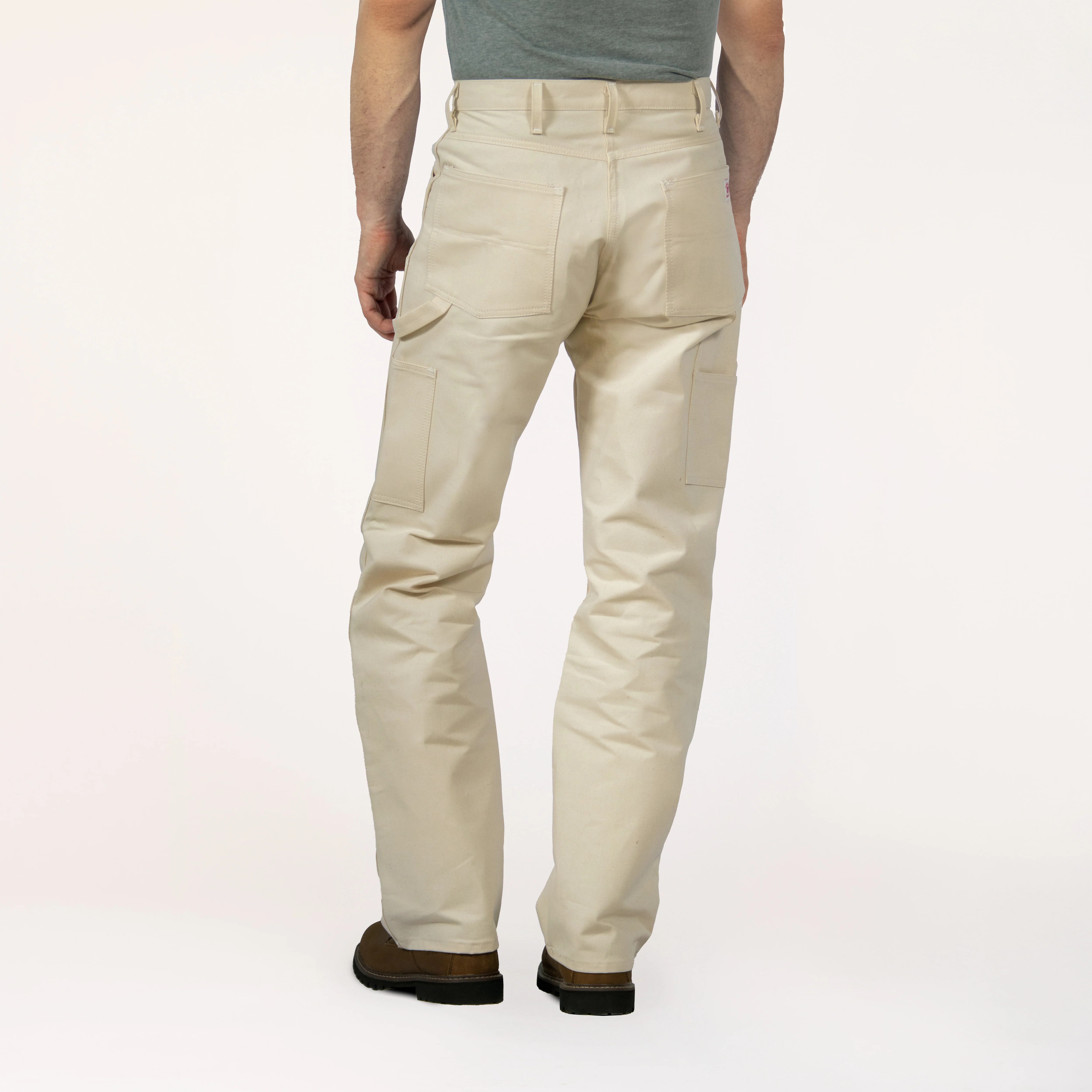 #1101 Made in USA Natural Drill Double Front Painter Carpenter Dungaree Jean - Image 5