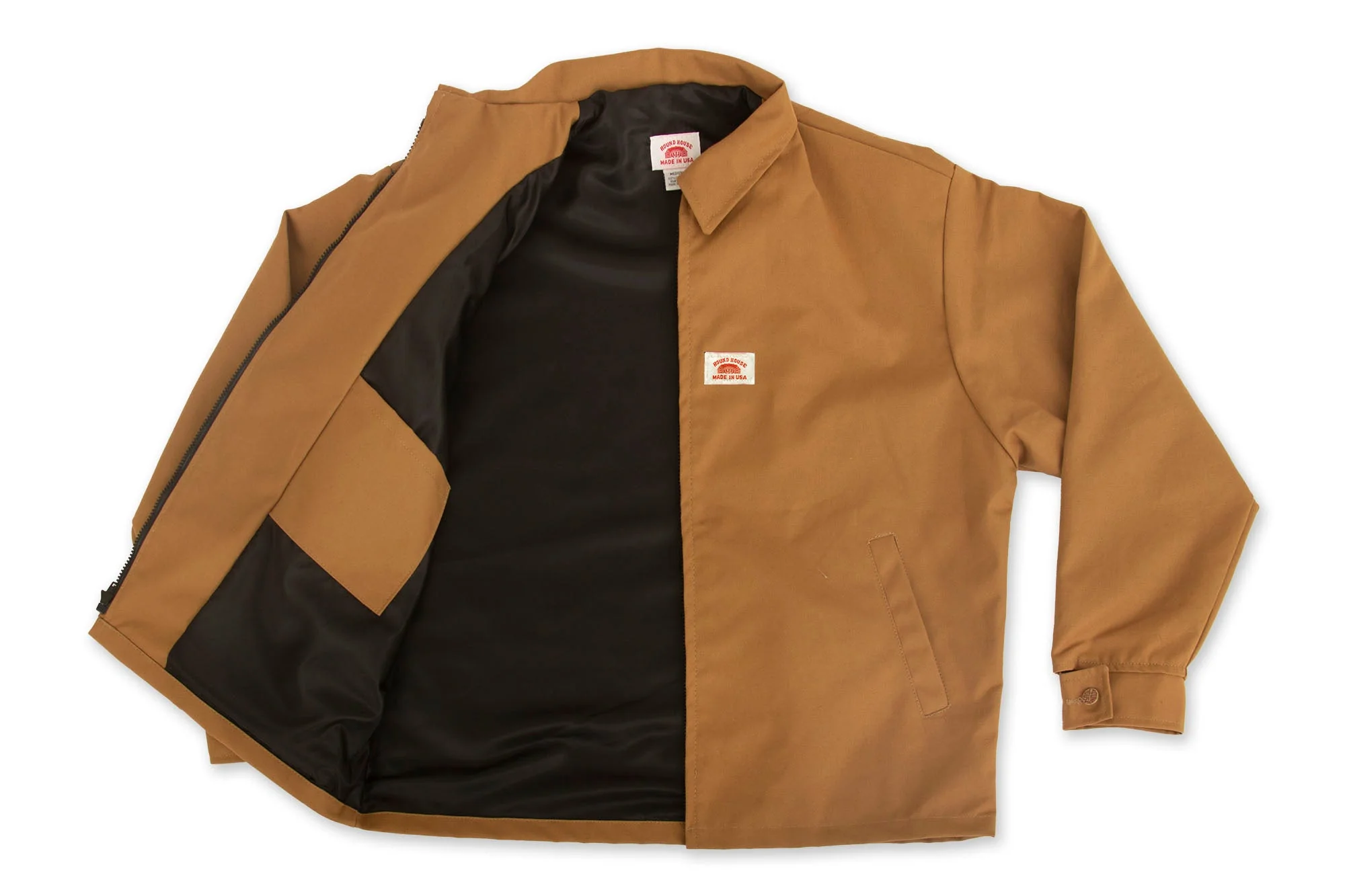 #1840 American Made Jacket Brown Duck 12 oz. Jacket Made in USA - Image 3