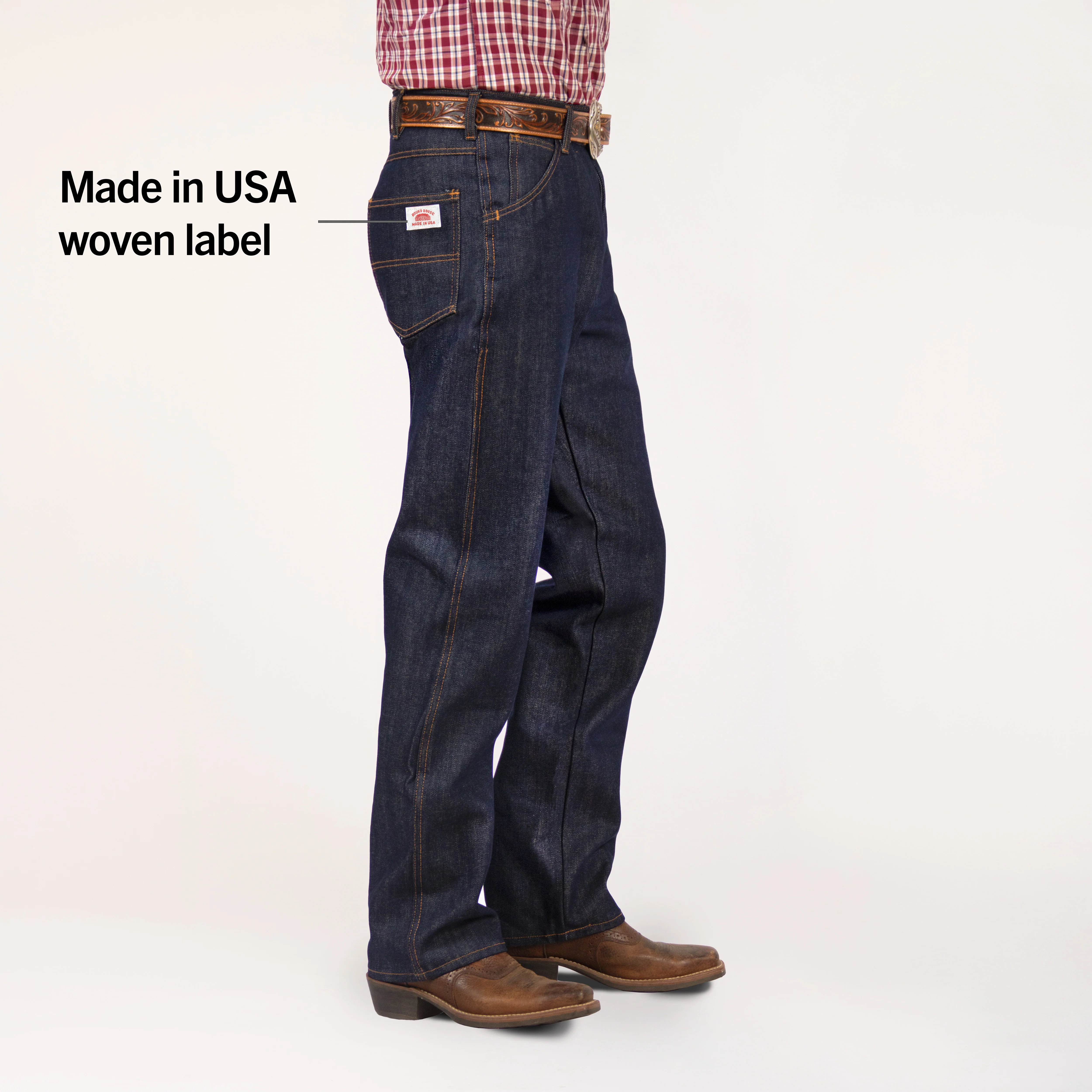 #1903 American Made Jean COWBOY ORIGINAL FIT 14 oz. Five Pocket Jean - Image 4