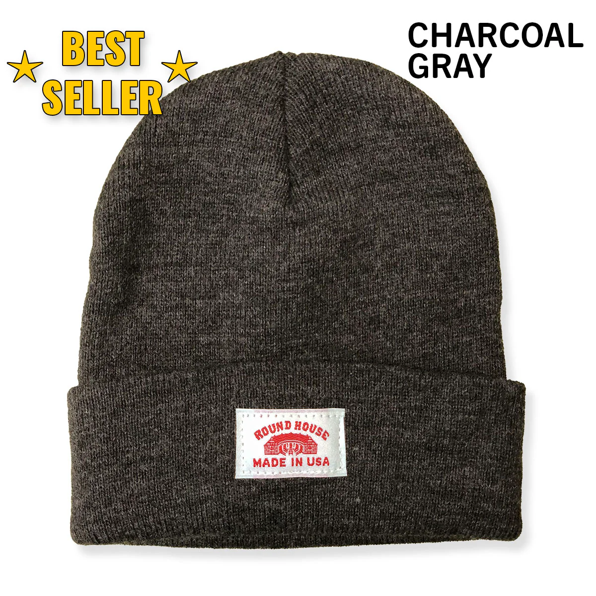 #630 Made in USA Beanie Round House Logo - Image 3