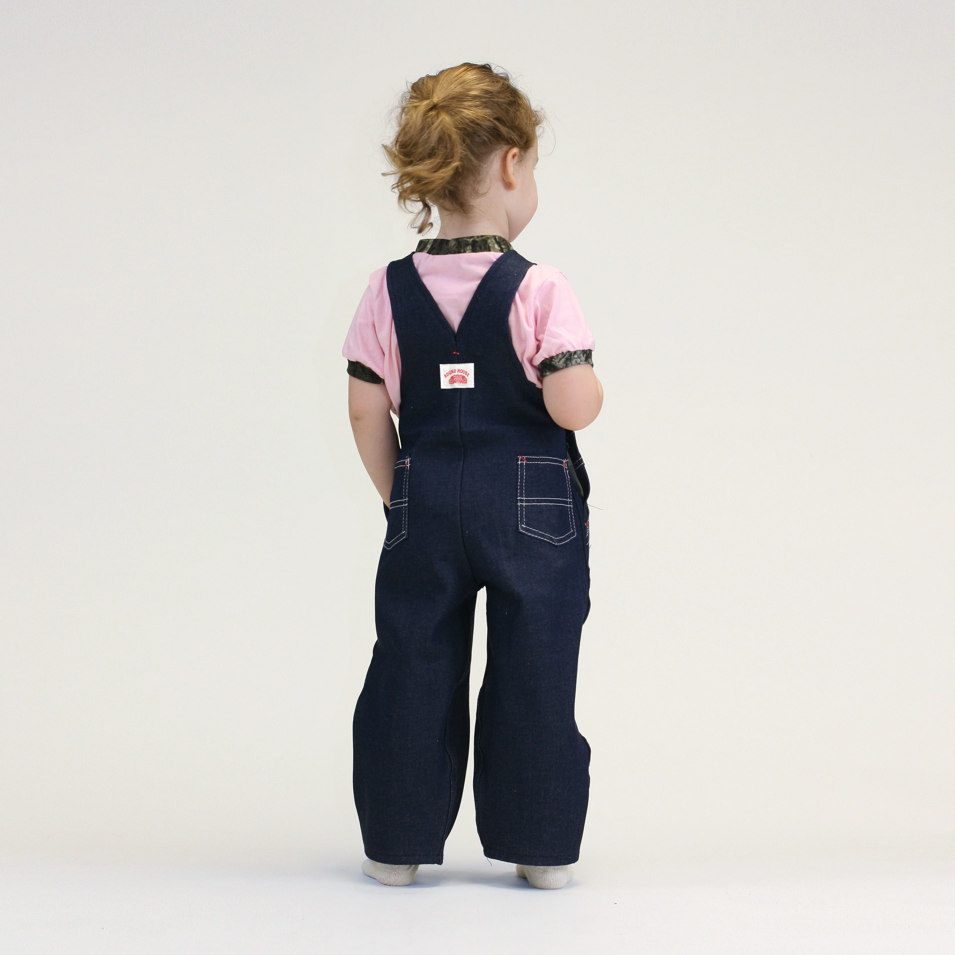#7 Kids Premium Blue Denim Bib Overall - Image 4