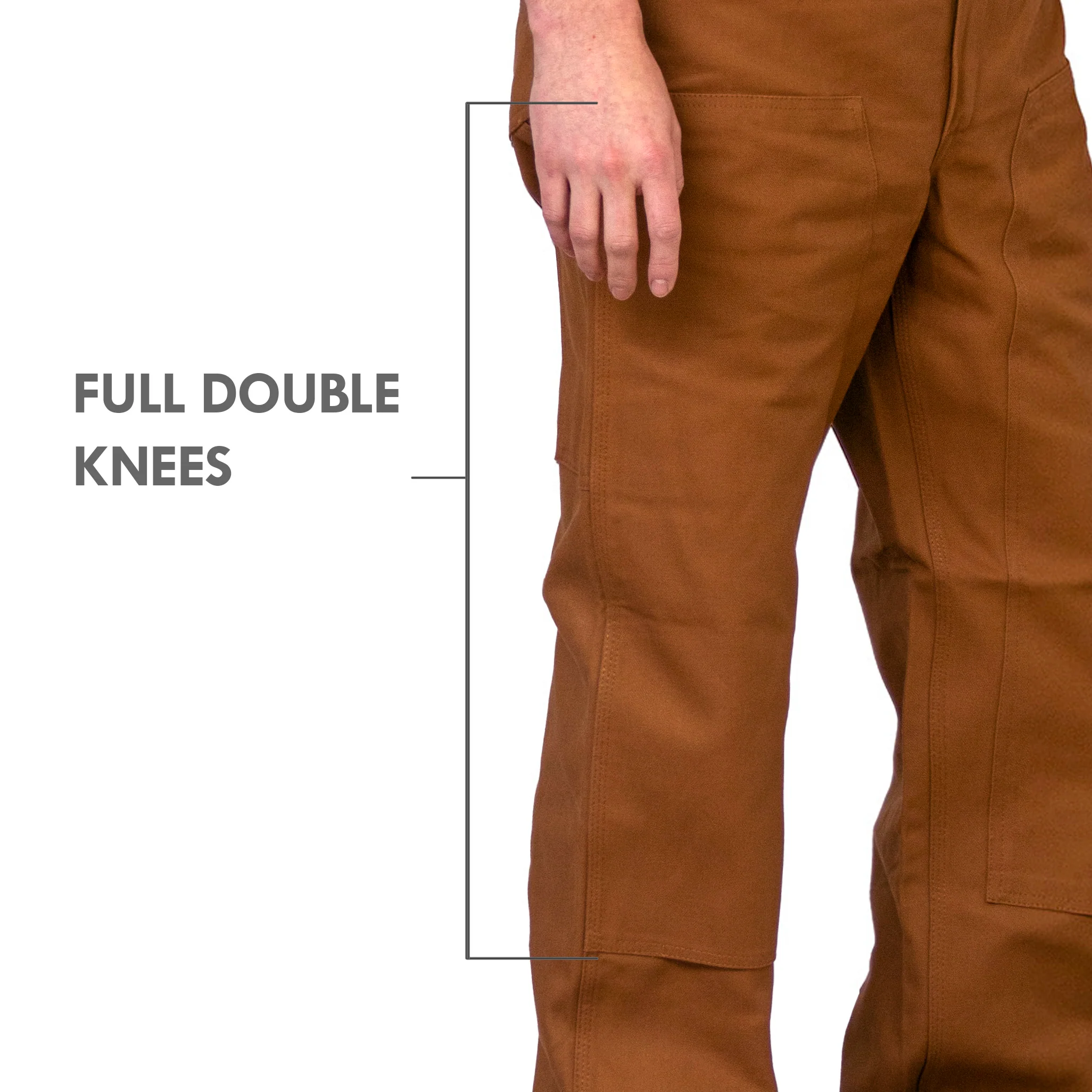 #83 Made in USA Heavy Duty Brown Duck Bib Overalls - Image 6