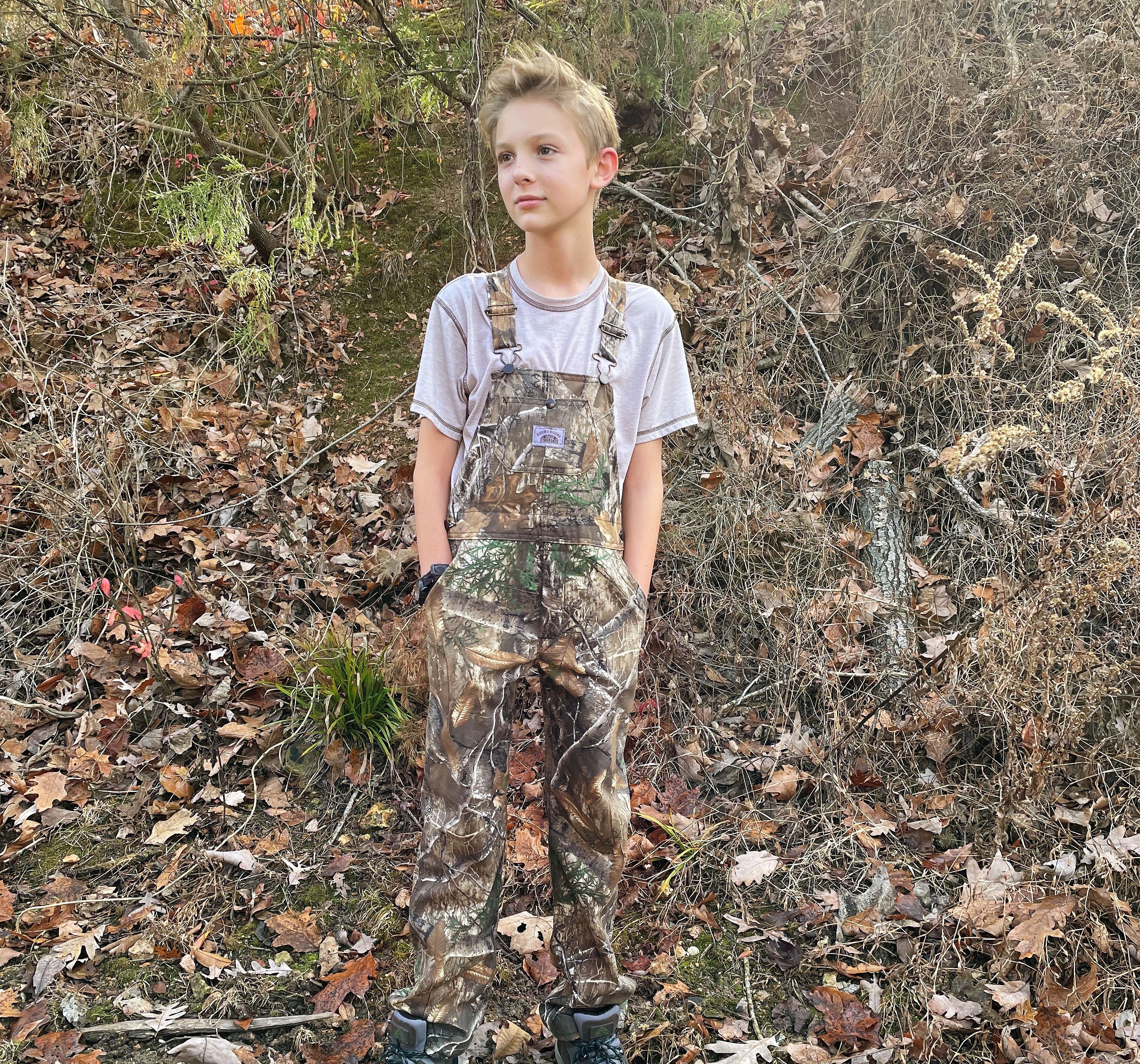 #951 Boys Realtree Camo Bib Overall - Image 3