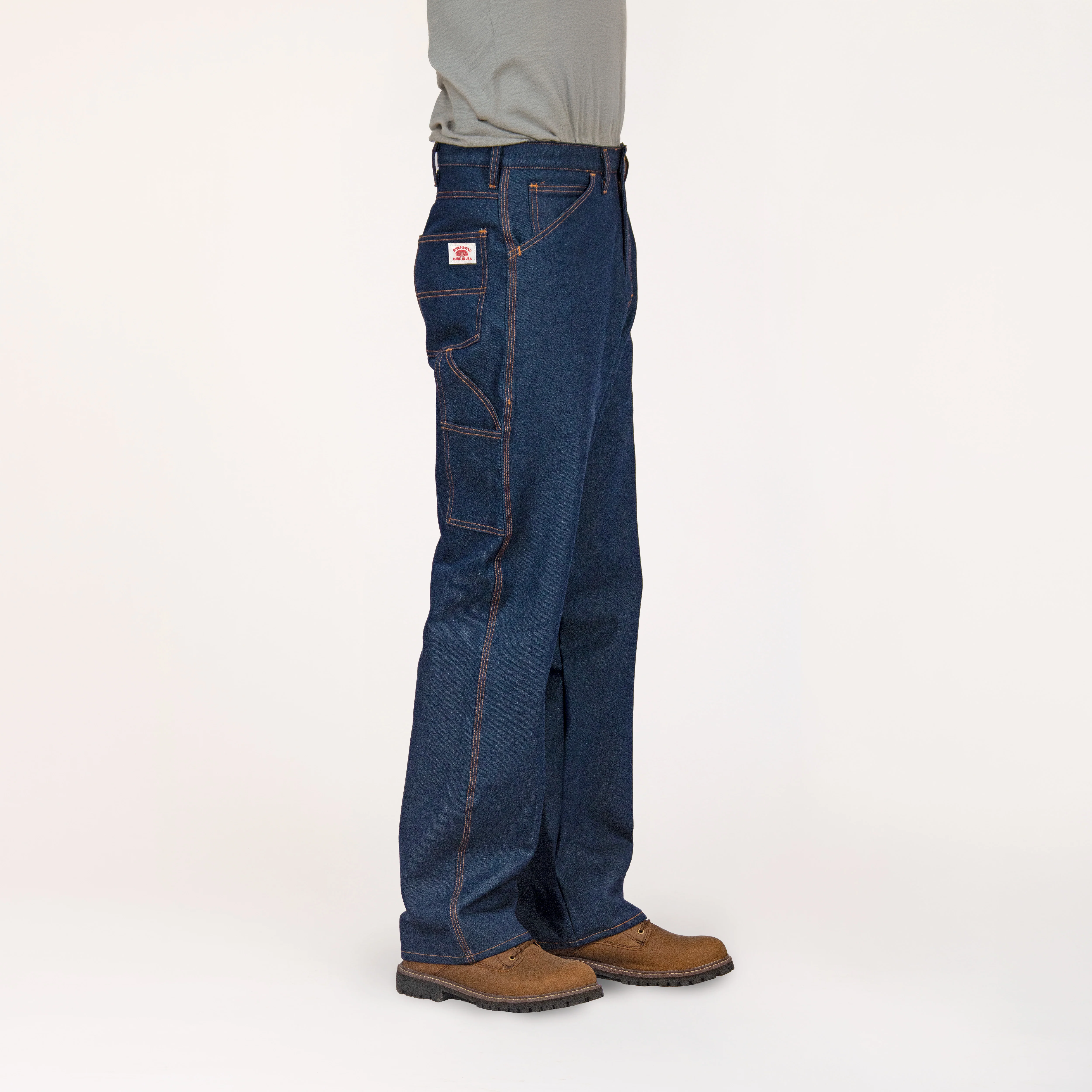 #101 Made in USA Classic Raw Unwashed Pure 5 Pocket Carpenter Dungaree Jean- Rigid - Image 5