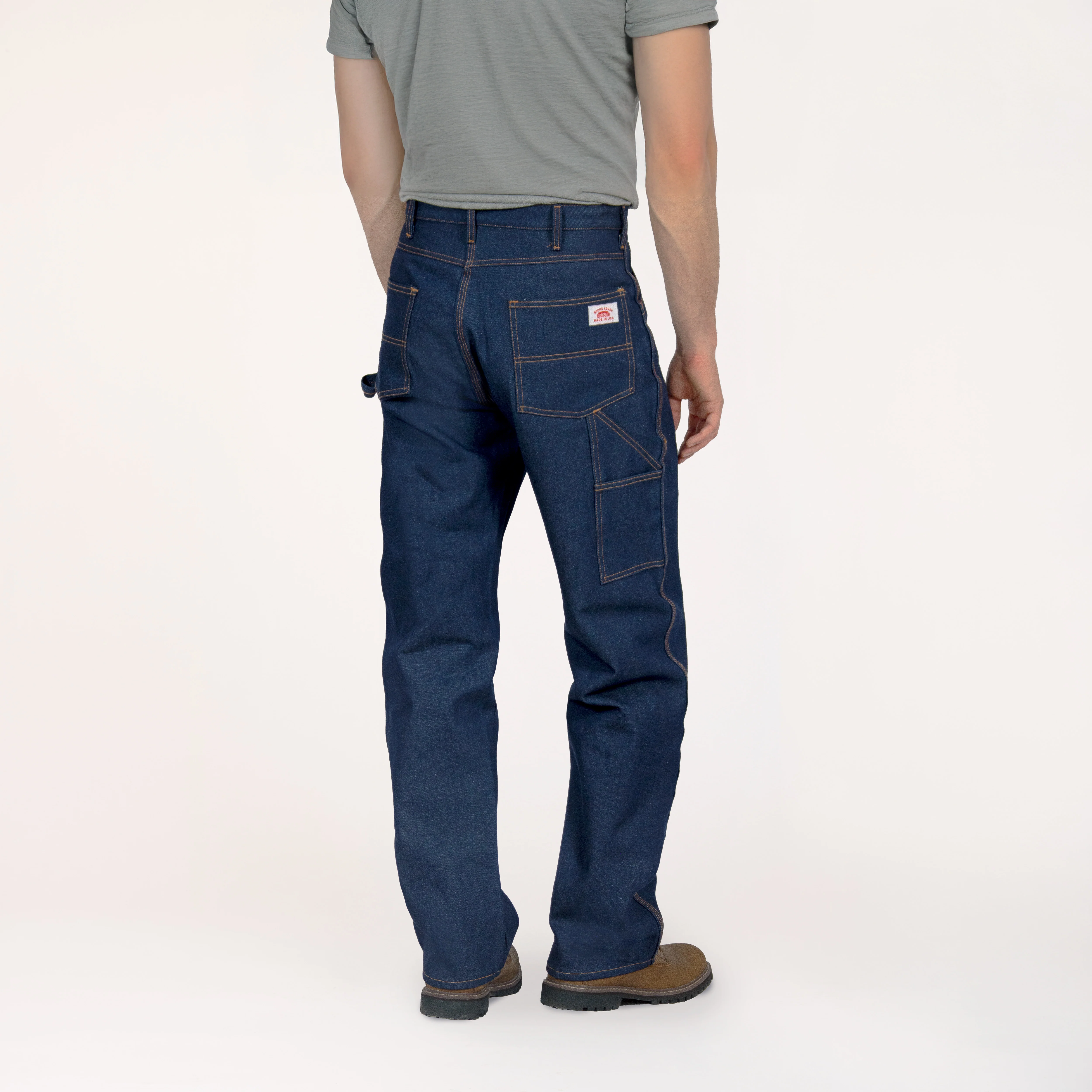 #101 Made in USA Classic Raw Unwashed Pure 5 Pocket Carpenter Dungaree Jean- Rigid - Image 3