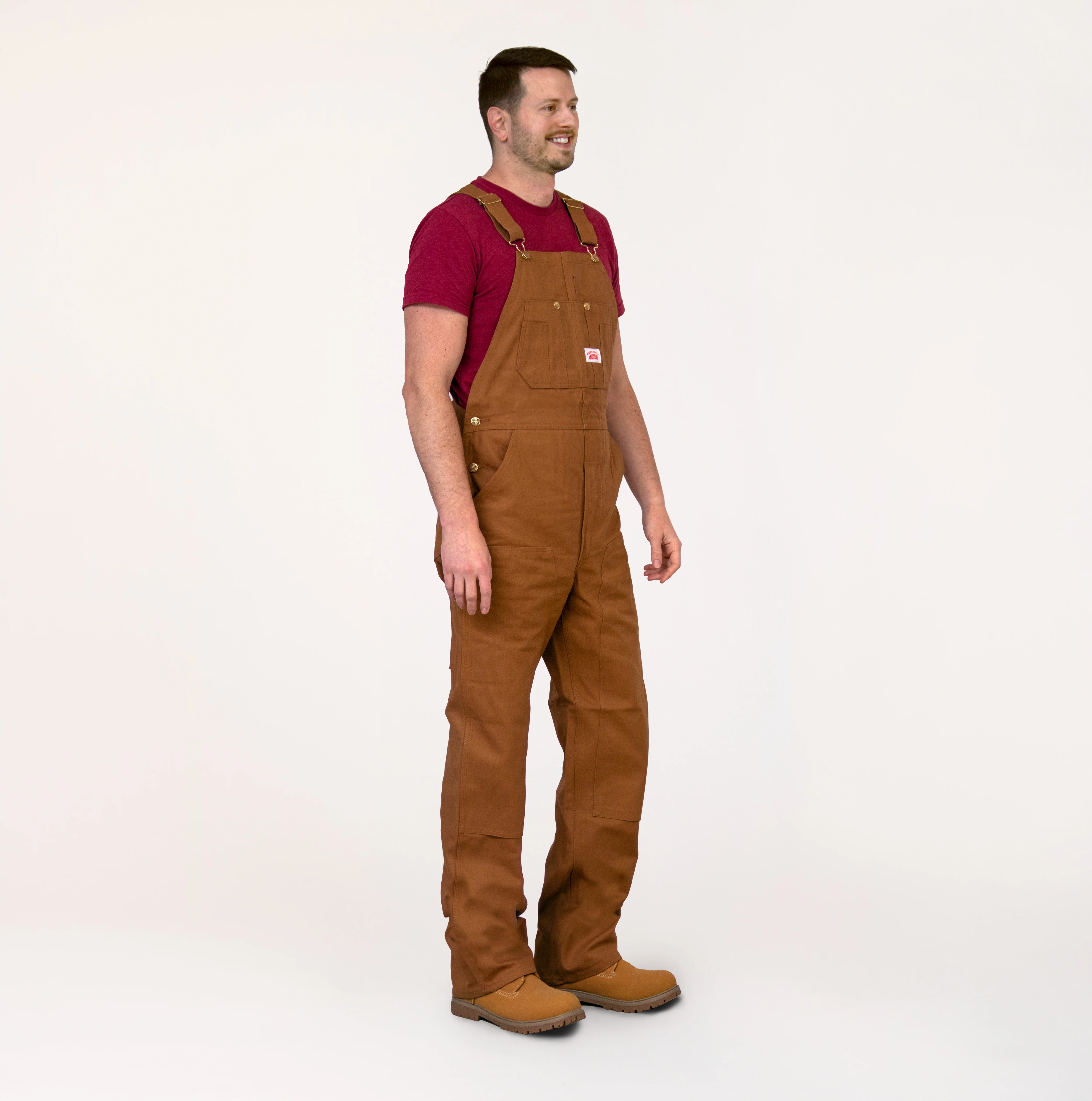 IRREGULAR #83 American Made Brown Duck Overalls SECOND, NO RETURNS - Image 3